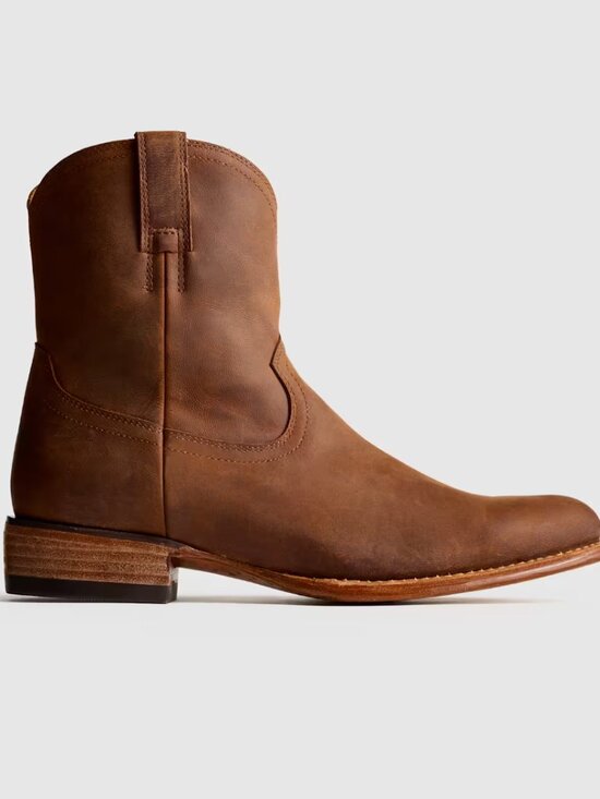 Quince Mens Crafted NEW Leather Western Zip Boot $388 RV 11.5 main image 6